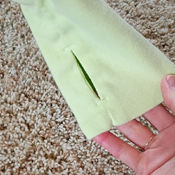 Free People Light Green Long Sleeve Top - Picture 5 of 7